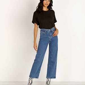 Levi's ribcage straight jeans